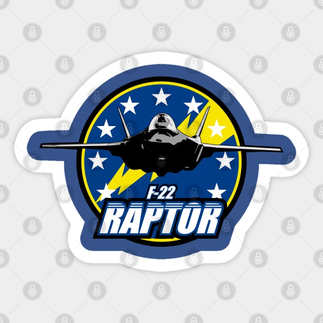 F-22 Raptor Patch - Usaf Raptor Fighter - Sticker | TeePublic